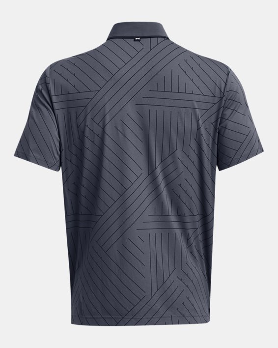 เสื้อโปโล UA Iso-Chill Edge สำหรับผู้ชาย in Gray image number 4